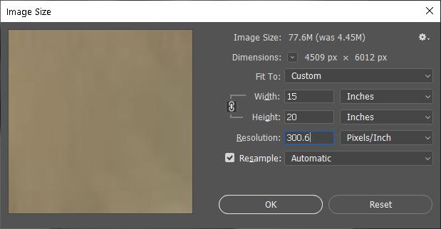 set image resolution